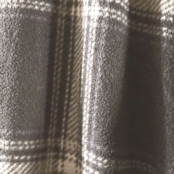 Perry Ellis Portfolio Mens Gray Plaid Bath Robe OS - Picture 3 of 5